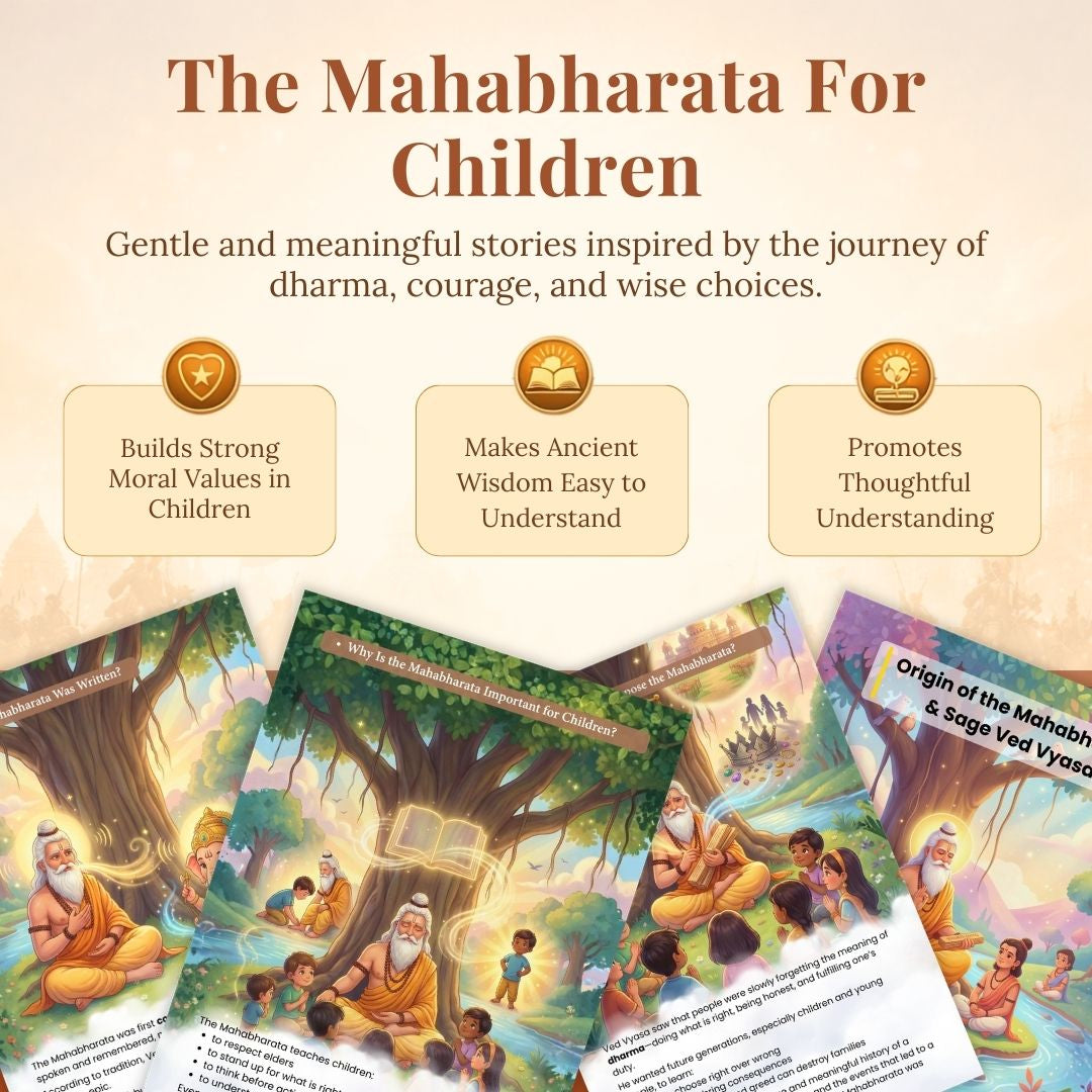 Mahabharata For Children β Illustrated Moral Story Book