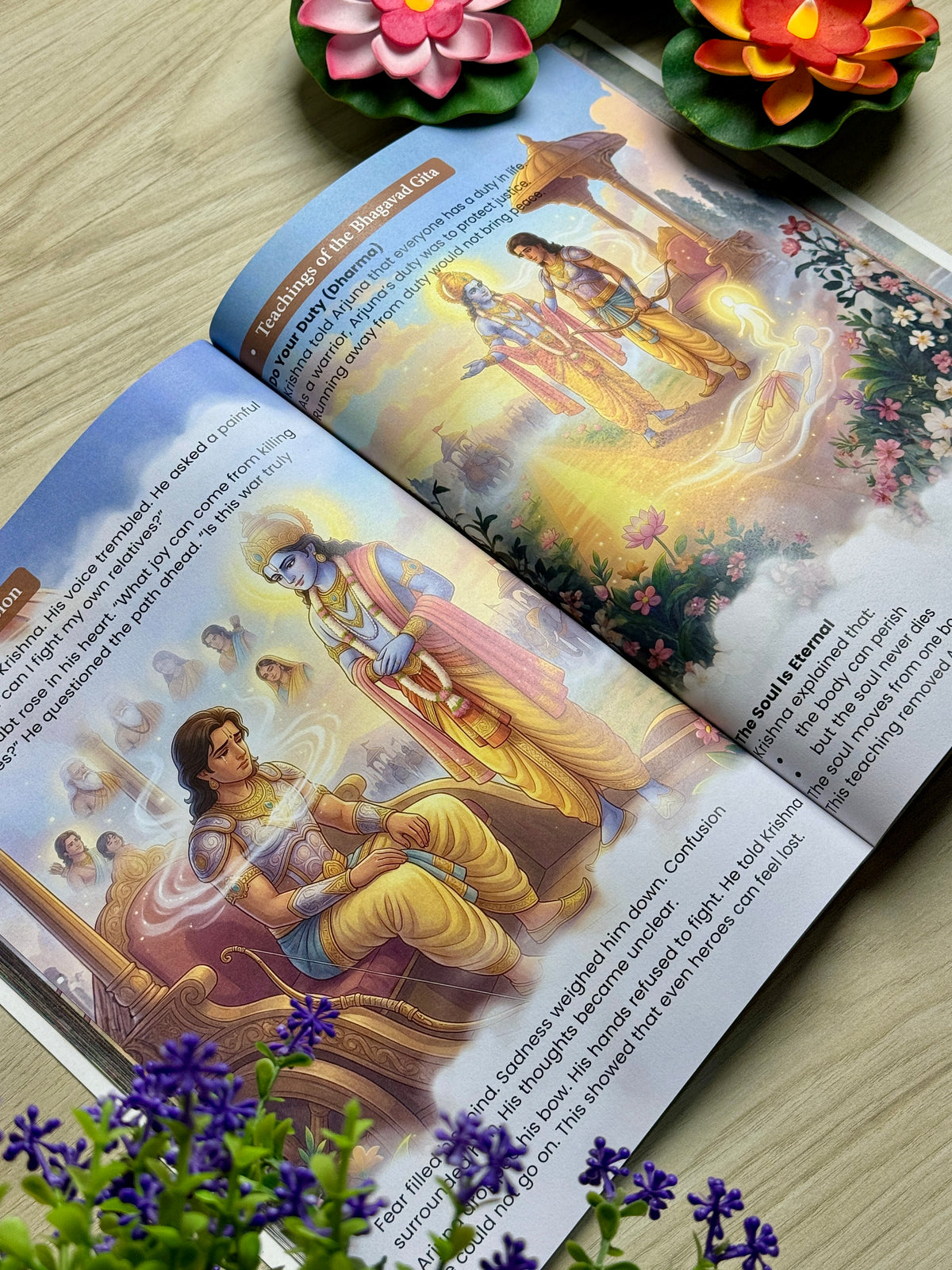 Nineteen chapters, from Ved Vyasa to the final journey