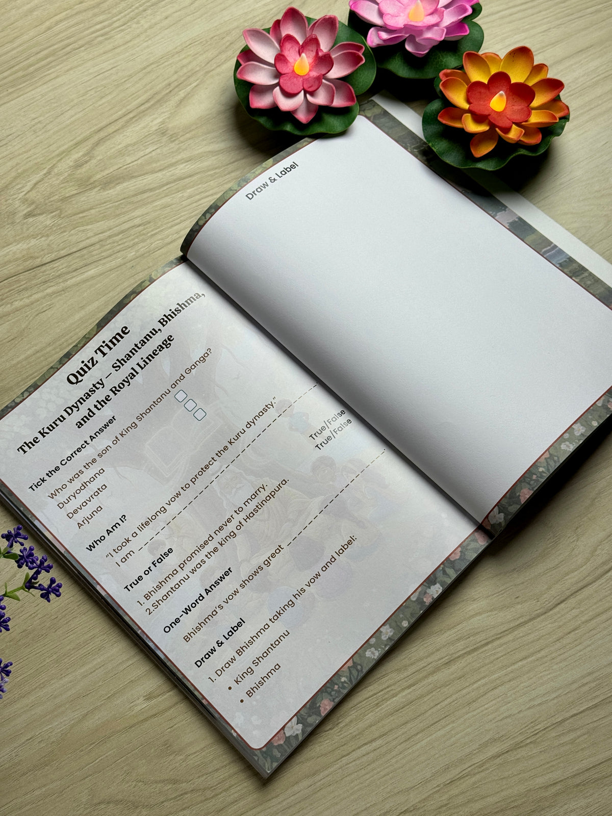 A Quiz Time page after every single chapter