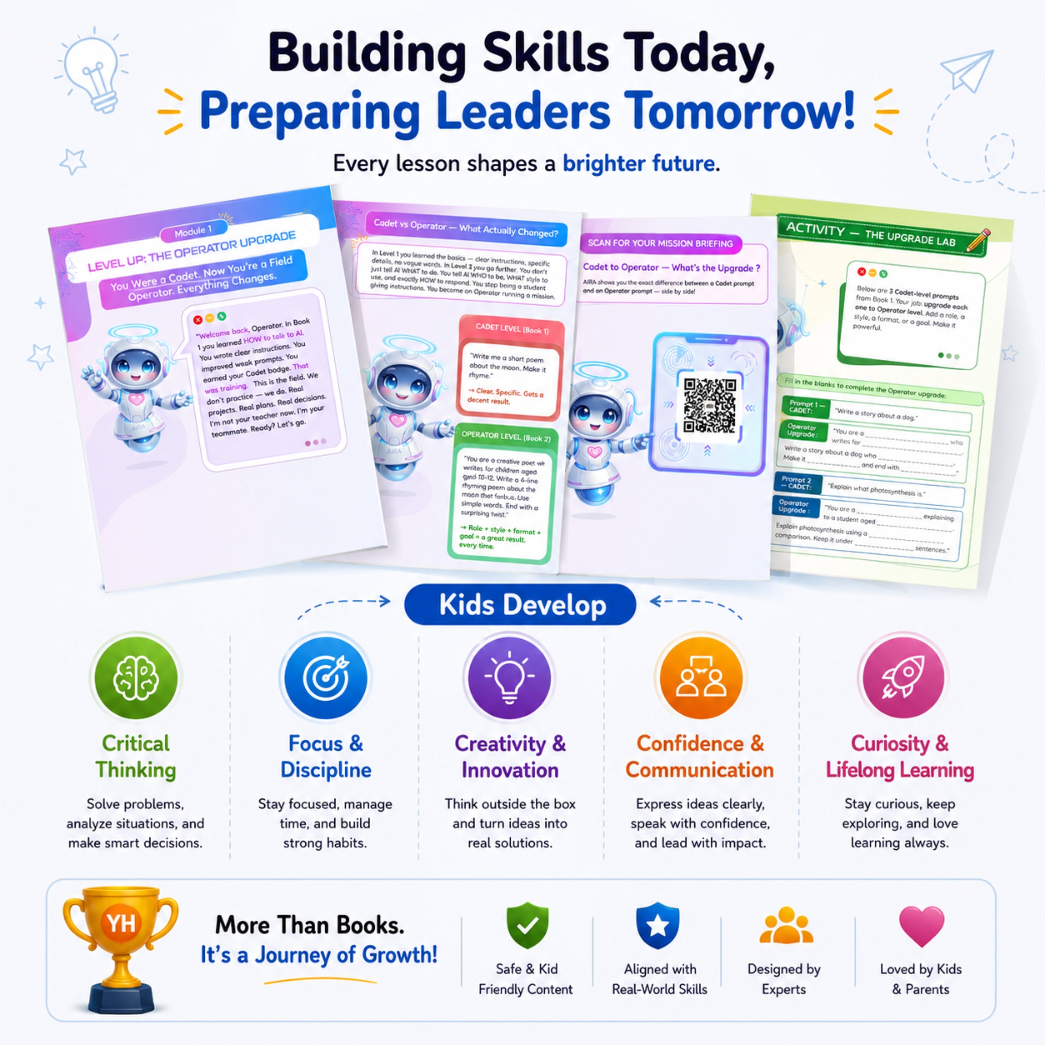 3 Powerful Learning Journey for Kids – Science, AI &amp; Entrepreneurship | 8 Books for Ages 6–14