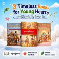 Sanatan Story Pack™ – Ramayan, Mahabharat & Bhagavad Gita for Kids (Ages 4–12) | Illustrated Bedtime Stories with Values