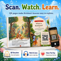 Sanatan Story Pack™ – Ramayan, Mahabharat & Bhagavad Gita for Kids (Ages 4–12) | Illustrated Bedtime Stories with Values