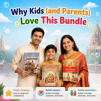 Sanatan Story Pack™ – Ramayan, Mahabharat & Bhagavad Gita for Kids (Ages 4–12) | Illustrated Bedtime Stories with Values